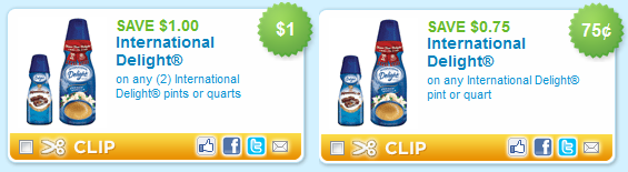 International Delight Creamer Coupons!