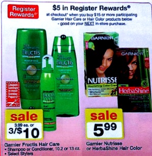 Garnier Register Reward Deals