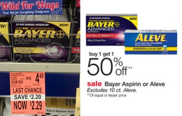 Bayer Aspirin Coupons for Walgreens Sale