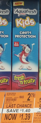 Aquafresh Kids Fresh 'n Fruity Toothpaste