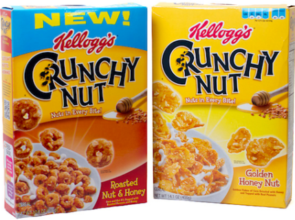 Kellogg's Crunchy Nut Cereal Coupons