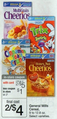 NEW Cereal Coupons: Cheerios, Chex &amp; More!