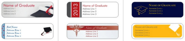 Vistaprint Graduation Labels