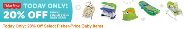 Amazon 20 pct Fisher-Price DOD