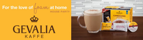 Gevalia Kaffe For The Love of Foam at Home House Party