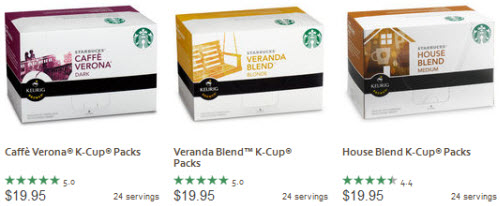 Starbucks K-Cup Packs (B1G1)