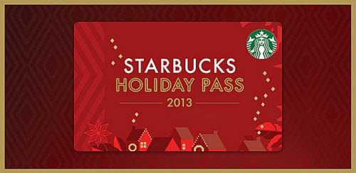 Zulily Starbucks Holiday Pass 2013