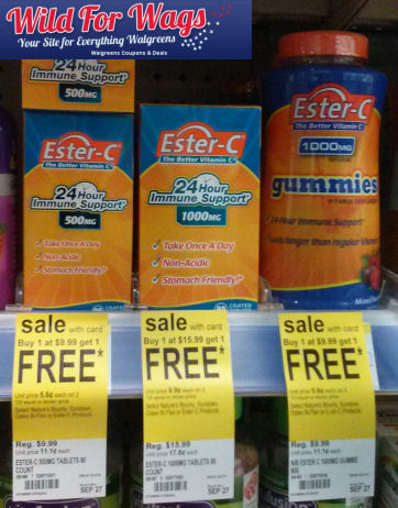 Save 63% on Ester-C at Walgreens!