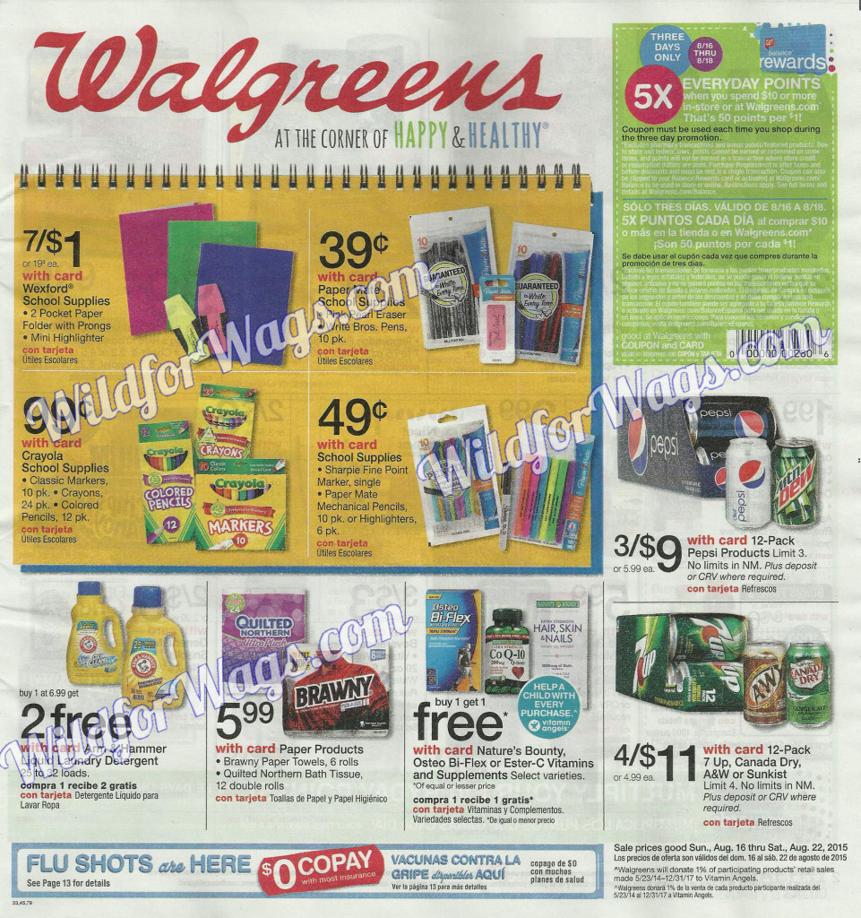 Sneak Peek – Walgreens Weekly Ad 8-16-15