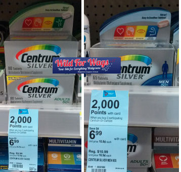 Centrum Silver Stack = $1.93 Each!