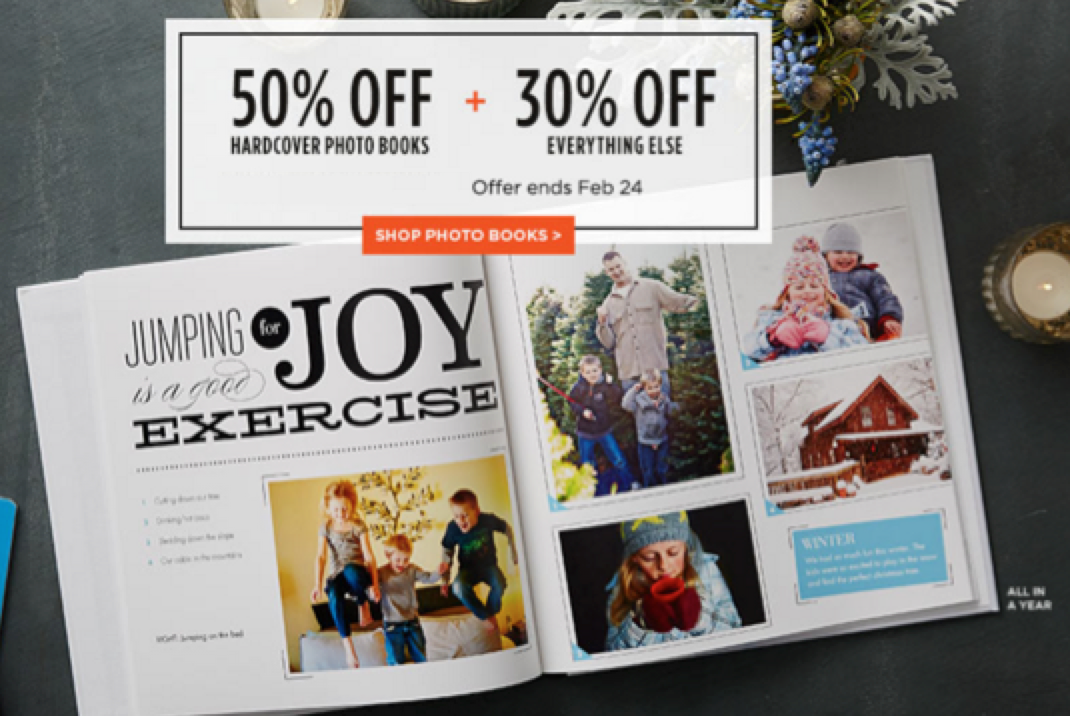 Shutterfly Coupon Code 50 Photo Books + 30 Off Everything Else