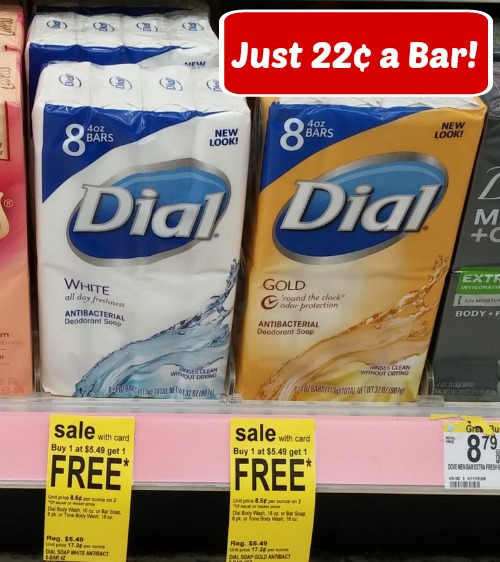 Dial Bar Soap Just 22¢ a Bar