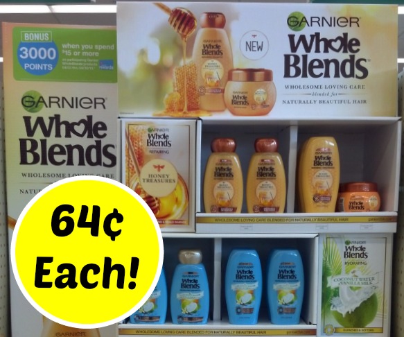 Garnier Whole Blends Hair Care Only 64¢!