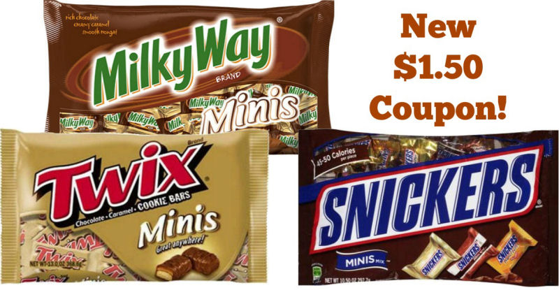 New Mars Minis Coupon – Milky Way, Snickers &amp; Twix!