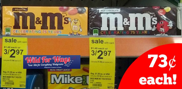 New M&amp;M’s Theater Boxes Coupon = 73¢ Each!