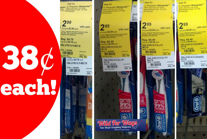 Hurry! New Oral-b Coupons = Just 38¢ Per Toothbrush!