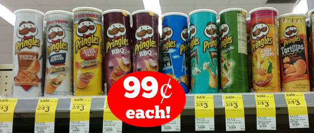 Pringles 99¢ Each With B2G1 Coupon!