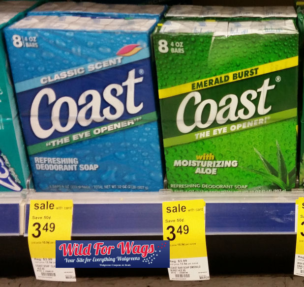 Coast Soap – 28¢ Per Bar!