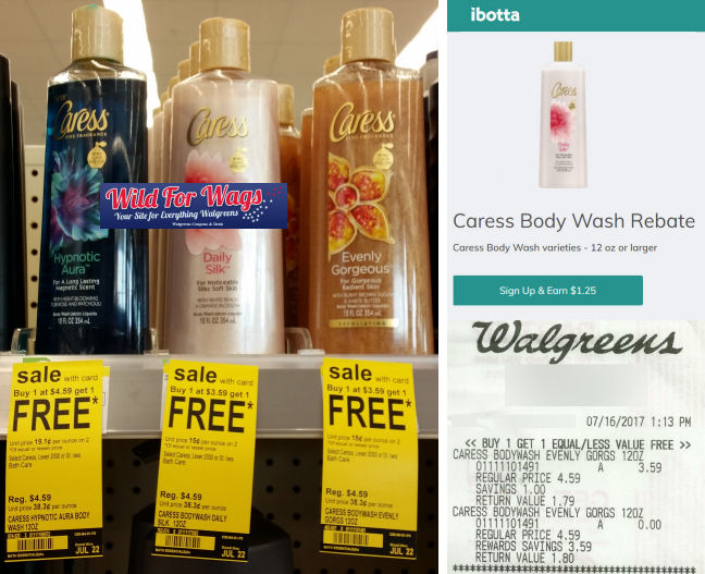 Caress Body Washes As Low As 38¢!