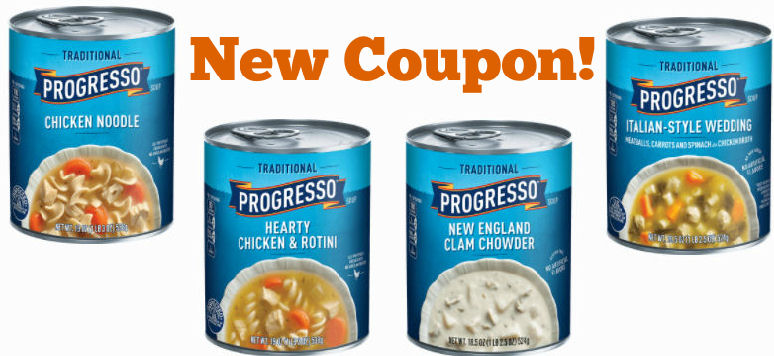 New Progresso Coupon = 83¢ Soups!