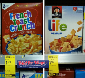 French Toast Crunch Cereal Just 98¢ & More