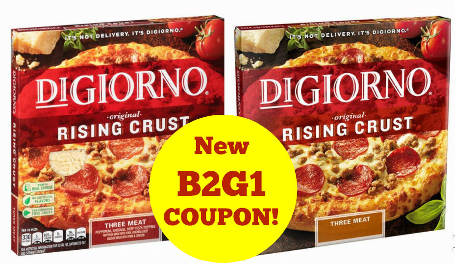  New B2G1 DiGiorno Pizza Coupon 
