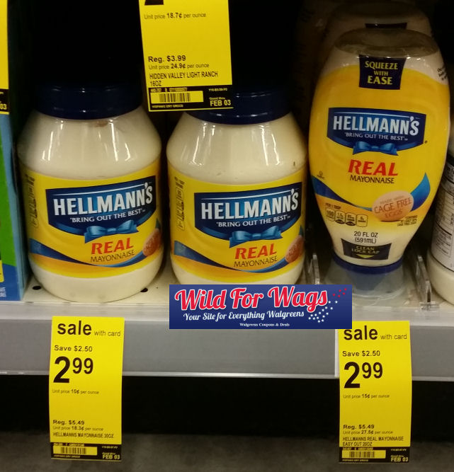 Hurry! Hellmann’s Or Best Foods Mayo As Low As $1.22 Each Thru Tuesday!