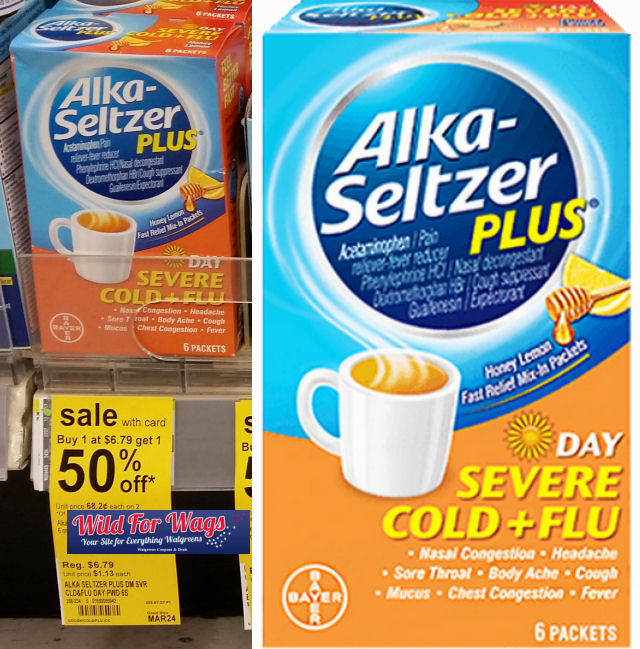 Alka- Seltzer Plus Starting at $2.05!