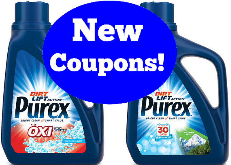 New Purex Coupons = Detergent Just 1.48