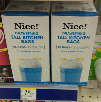 Great Deal on Nice! Trash Bags & Nuts