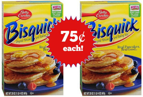New Coupon &amp; SavingStar for 75¢ Bisquick Tomorrow!