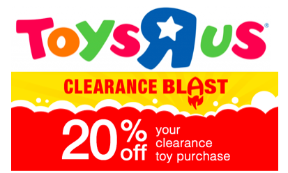 Toys R Us: 20% off Clearance Toys Coupon!