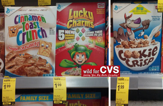 New Cereal Coupons = $1.48 Lucky Charms, Cookie Crisp & More!