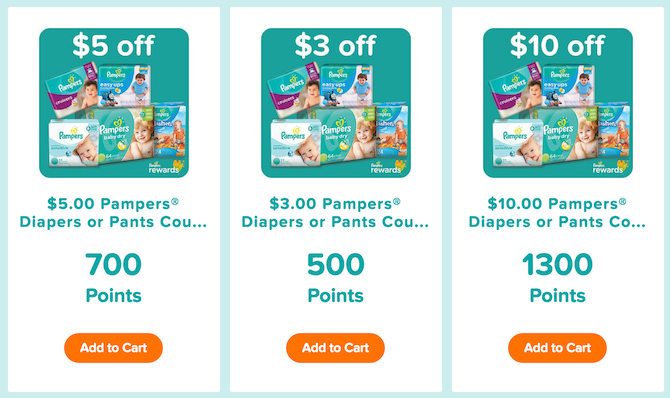 New Pampers Gifts To Grow Points High Value 10 Off