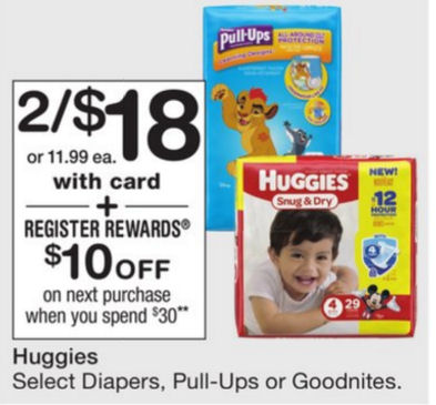 Huggies, Pull-Ups & Goodnites Just $2.55 Each