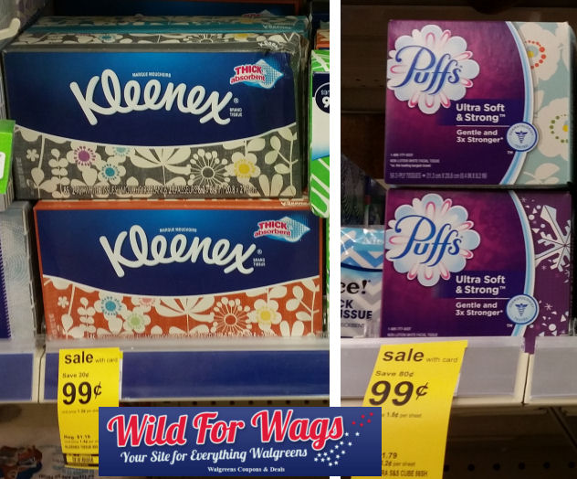 Kleenex 73¢ Per Box & Puffs 74¢ Per Box!