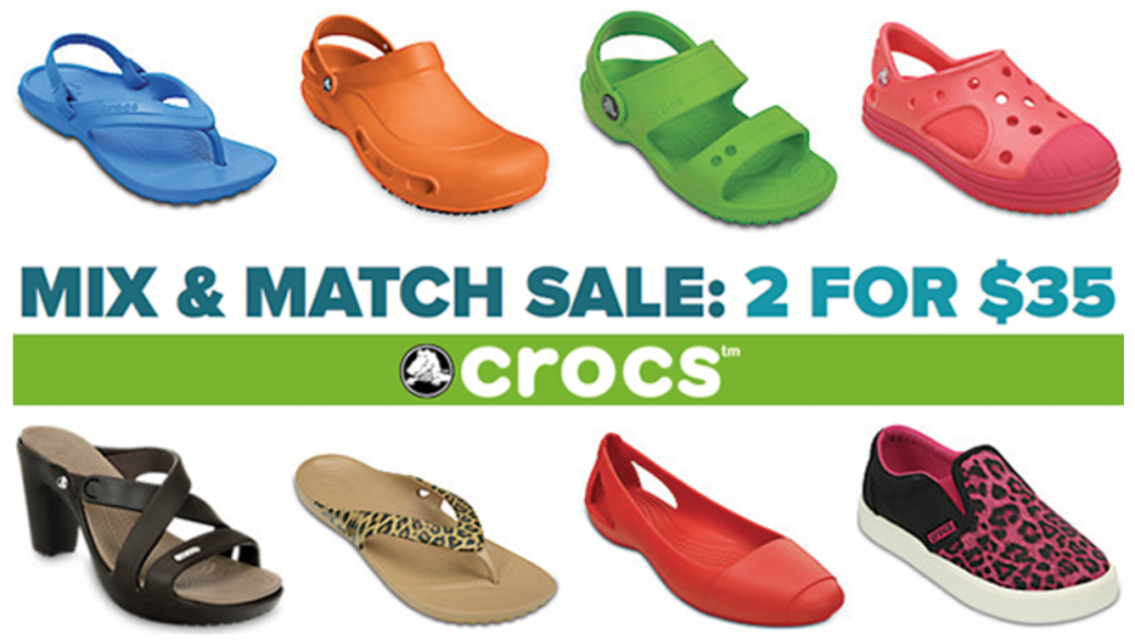 Crocs: Two Pairs for $35