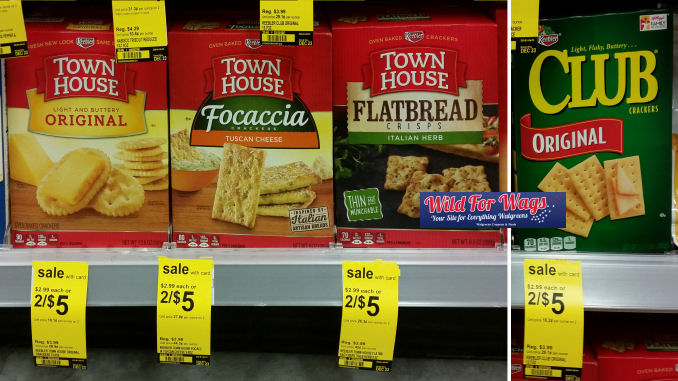 Club & Town House Crackers $1.31 Per Box!