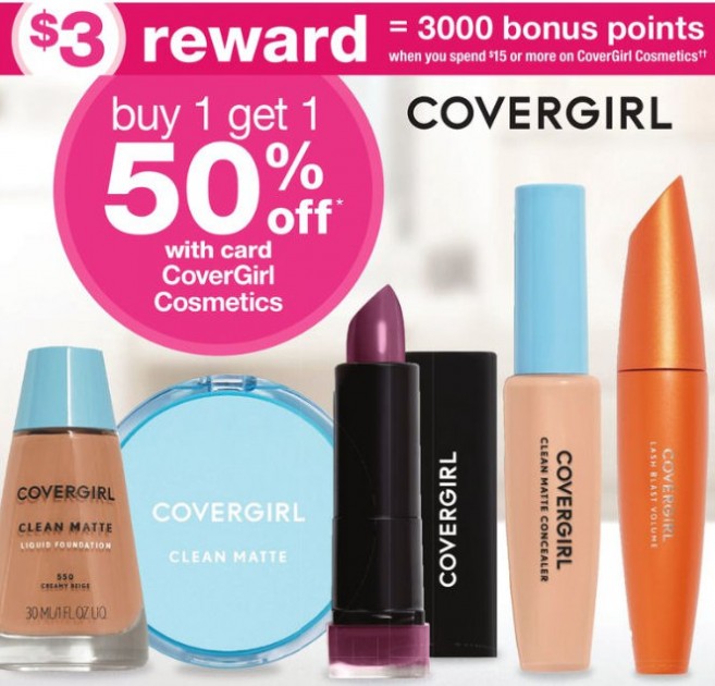 CoverGirl Cosmetics As Low As 83¢ Each!