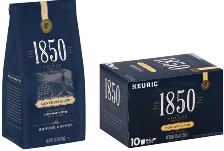 1850 Ground Coffee or K-Cups As Low As $3.52!