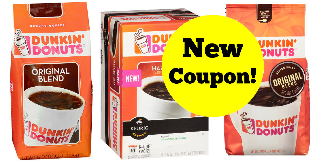 New Dunkin’ Donuts Coupon Super Long Expiration!