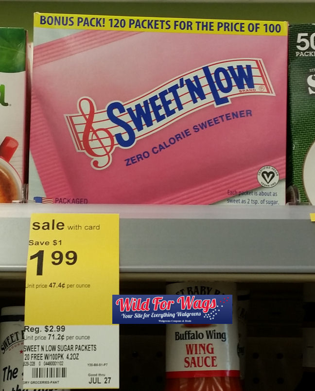 Sweet ‘n Low 1.48 Each!
